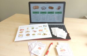 Kit de 5 herramientas de educación alimentaria para enseñar al paciente a comer